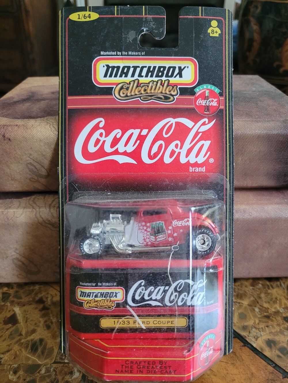 Matchbox Collectibles Coca-Cola 1933 Ford Coupe Toy Car - Red